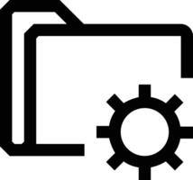 Ausrüstung Rahmen Symbol Symbol Vektor Bild. Illustration von das industriell Rad mechine Mechanismus Design Bild