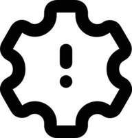 Ausrüstung Rahmen Symbol Symbol Vektor Bild. Illustration von das industriell Rad mechine Mechanismus Design Bild