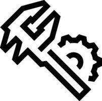 Ausrüstung Rahmen Symbol Symbol Vektor Bild. Illustration von das industriell Rad mechine Mechanismus Design Bild