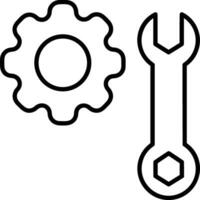 Ausrüstung Rahmen Symbol Symbol Vektor Bild. Illustration von das industriell Rad mechine Mechanismus Design Bild