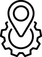 redskap miljö symbol ikon vektor bild. illustration av de industriell hjul mekanik mekanism design bild