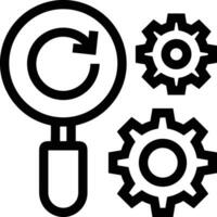 Ausrüstung Rahmen Symbol Symbol Vektor Bild. Illustration von das industriell Rad mechine Mechanismus Design Bild