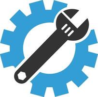 Ausrüstung Rahmen Symbol Symbol Vektor Bild. Illustration von das industriell Rad mechine Mechanismus Design Bild