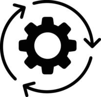 Ausrüstung Rahmen Symbol Symbol Vektor Bild. Illustration von das industriell Rad mechine Mechanismus Design Bild