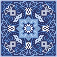 Portugiesische Azulejo-Fliesen. Nahtlose Muster