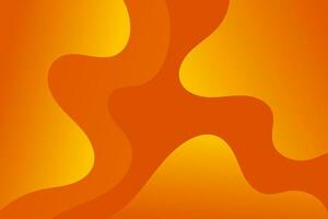 abstrakt Orange Gradient Hintergrund mit Welle Form. Vektor Illustration