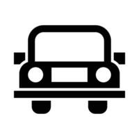 autonom Auto Vektor Glyphe Symbol zum persönlich und kommerziell verwenden.