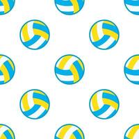 Volleyball Ball nahtlos Muster Hintergrund. vektor