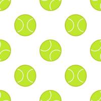 tennis boll sömlös mönster bakgrund. vektor