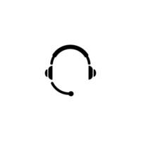 Headset Symbol Vektor Illustration Logo Vorlage zum viele Zweck. isoliert auf Weiß Hintergrund