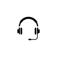 Headset Symbol Vektor Illustration Logo Vorlage zum viele Zweck. isoliert auf Weiß Hintergrund