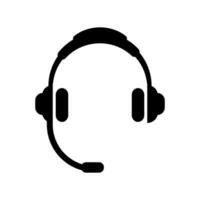 Headset Symbol Vektor Illustration Logo Vorlage zum viele Zweck. isoliert auf Weiß Hintergrund