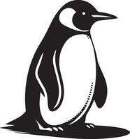 Pinguin eben Stil Vektor Silhouette 5