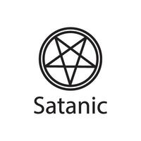 satanisch Symbol Symbol Vektor