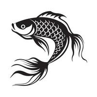 dekorativ Fisch Vektor Bild, Kunst und Illustration