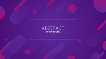 moderner Gradient lila abstrakter geometrischer Hintergrund mit abgerundeten Formen vektor