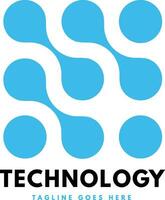 Technologie und Zusammenarbeit Logo Vorlage Design vektor