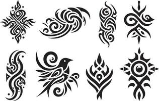 stam- tatuering design vektor konst illustration 5