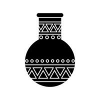 Vase Vektor Symbol. Amphora Illustration unterzeichnen. Krug Symbol.