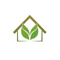 Zuhause Energie Gradient Linie Logo. Nachhaltigkeit Geschäft Wert. Haus mit Blätter einfach Symbol. Design Element. erstellt mit künstlich Intelligenz. ai Kunst zum korporativ Marke, Webseite vektor