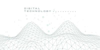 digital teknologi trogen internet nätverk hastighet förbindelse vit bakgrund, cyber nano information, abstrakt kommunikation, innovation framtida tech data, ai stor data linje punkt illustration vektor