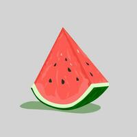 vatten melon vektor konst 3d illustration design, realistisk utseende
