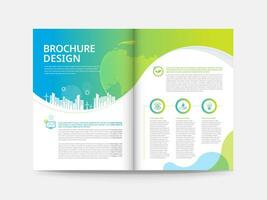 Broschüre Design-Vorlage vektor