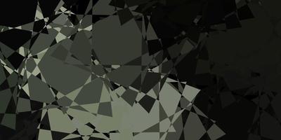 dunkelgraue Vektorvorlage mit Dreiecksformen. vektor