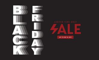 schwarzer Freitag, Verkauf, Banner-Design-Vorlage, abstrakt vektor