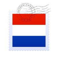 niederländische Briefmarke vektor
