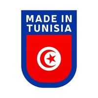 hergestellt in Tunesien-Symbol. vektor