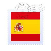 spanien briefmarke. vektor