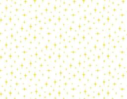 gul stjärnor mönster på en transparent bakgrund, sömlös mönster för design, Plats vektor grafik. starry himmel