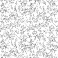 Zombie Hände Muster vektor