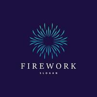 Feuerwerk Logo, modern abstrakt Design einfach bunt Funke, Vektor Vorlage Illustration