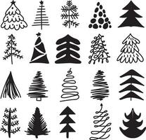 Weihnachten Baum Umriss, Weihnachten Ornamente SVG, Baum Weihnachten SVG, Weihnachten Clip Art, Kiefer Baum Clip Art, Weihnachten Baum bündeln vektor