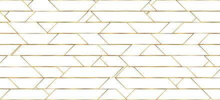 golden linear abstrakt geometrisch Muster Design vektor