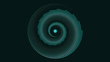 abstrakt Spiral- Grün runden Wirbel Hintergrund zum Ihre kreativ Projekt. vektor