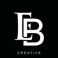 abstrakt Monogramm Brief eb Logo Design Vorlage, und Marketing Logos, isoliert auf Weiß Hintergrund vektor