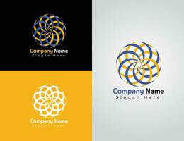 vektor färgrik företag hemsida logotyp samling eller logotyp uppsättning