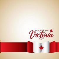 Happy Vectoria Day Banner-Design vektor