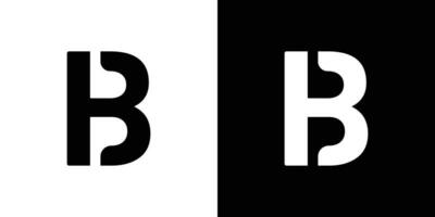 brev b monogram vektor logotyp design