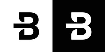 Brief b Monogramm Vektor Logo Design