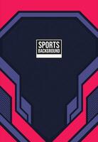 gaming jersey sport bakgrund design för sublimering vektor