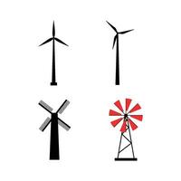 Windmühle Symbol Vektor