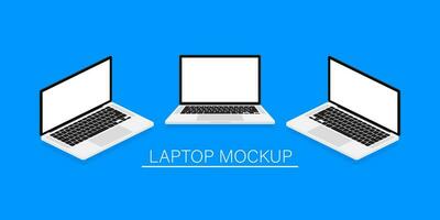 eben spotten oben Laptop zum Netz Seite? ˅ Design. genial spotten oben Laptop, großartig Design zum irgendein Zwecke. vektor