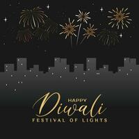 glückliches Diwali-Posterdesign vektor