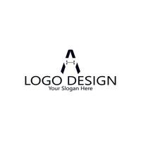 einzigartig Luxus minimal Alphabet Brief ein Logo. minimalistisch Englisch Brief ein Logo Elemente. Fachmann Unternehmen Logo. einfach ein Logotyp. Typografie ein Logo Design Element. vektor