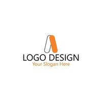 einzigartig Luxus minimal Alphabet Brief ein Logo. minimalistisch Englisch Brief ein Logo Elemente. Fachmann Unternehmen Logo. einfach ein Logotyp. Typografie ein Logo Design Element. vektor