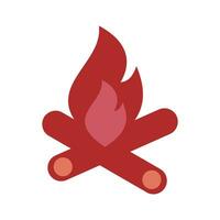 Lagerfeuer Symbol Vektor isoliert auf Weiß Hintergrund zum Ihre Netz und Handy, Mobiltelefon App Design, Lagerfeuer Logo Konzept